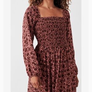 Faherty Smocked Dress